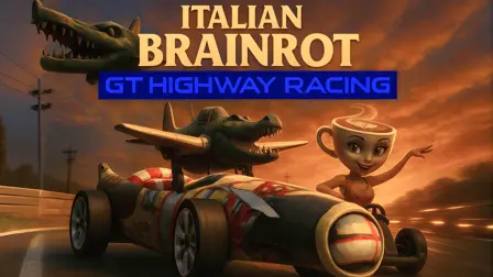 Play Italian Brainrot GT Highway Racing - Free Online Driving Game